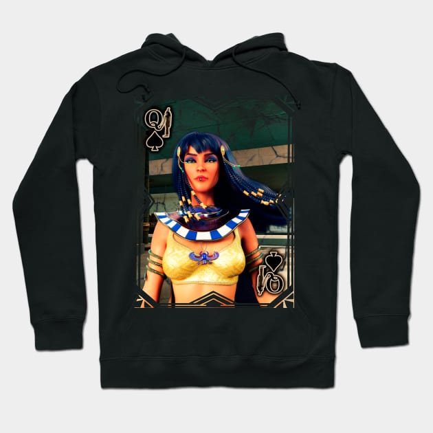 Cleopatra Queen Hoodie by Artwork Simpson